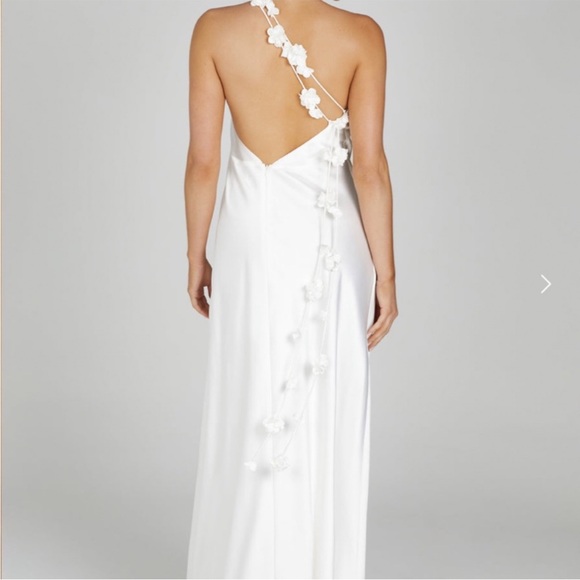 Meshki white one shoulder floral dress - XS/US 2 - never worn tags still intact - Picture 2 of 9